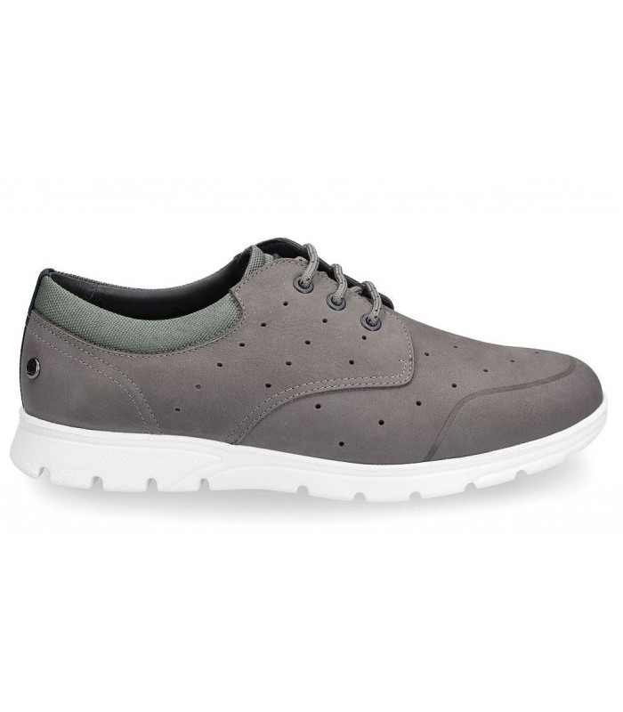 Zapato Cordones hombre PANAMA JACK DETROIT  GRIS