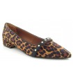 Zapato leopardo tacón bajo