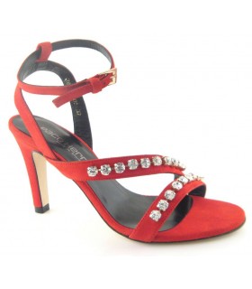 zapatos de vestir mujer rojos