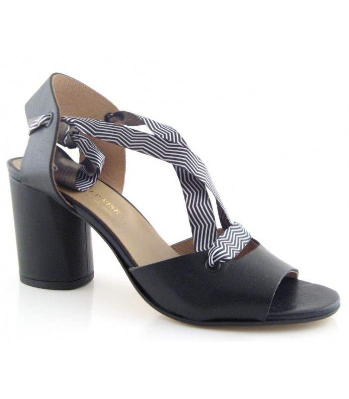 Sandalia Tacón mujer BRYAN 2906 NEGRO