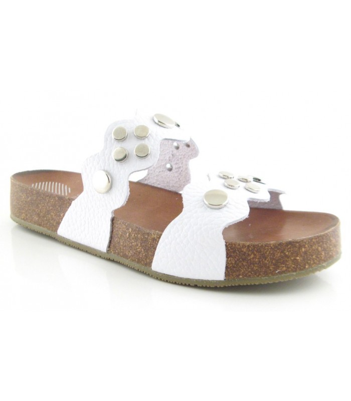 Sandalia Plana mujer BIANCA MOON 9062 BLANCO