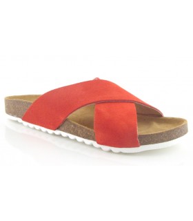 Sandalia Plana mujer TIZIANA 11 ROJO