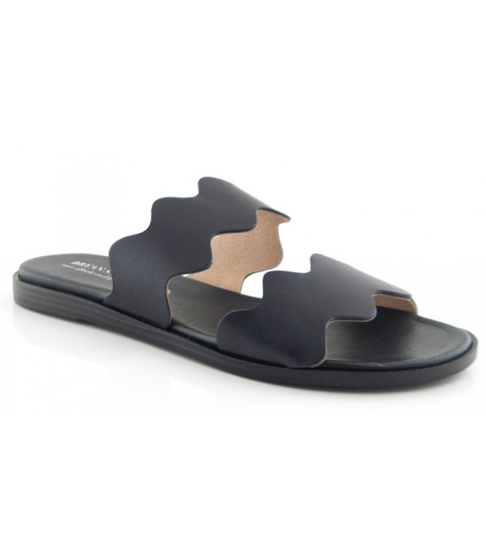 Sandalia Plana mujer BRYAN 2511 NEGRO