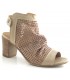 Sandalia Tacón mujer BUENO N0901 GRIS