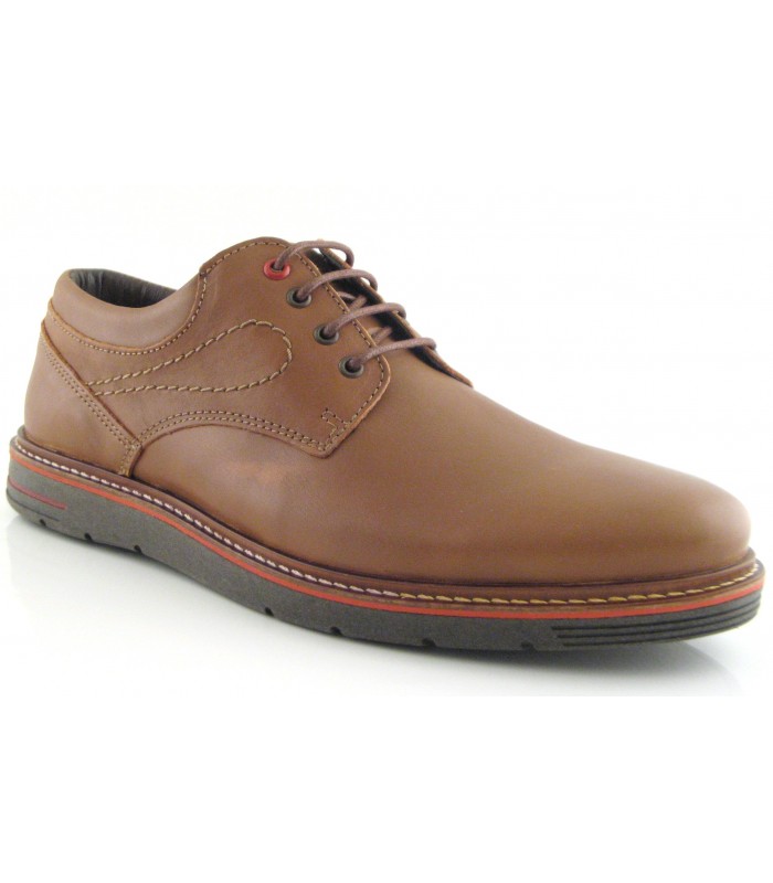 Zapato Cordones hombre BLEIN GOLF 107 COGNAC
