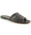 Sandalia Plana mujer BRYAN 1516 NEGRO