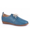 Zapato de piel en color azul marino