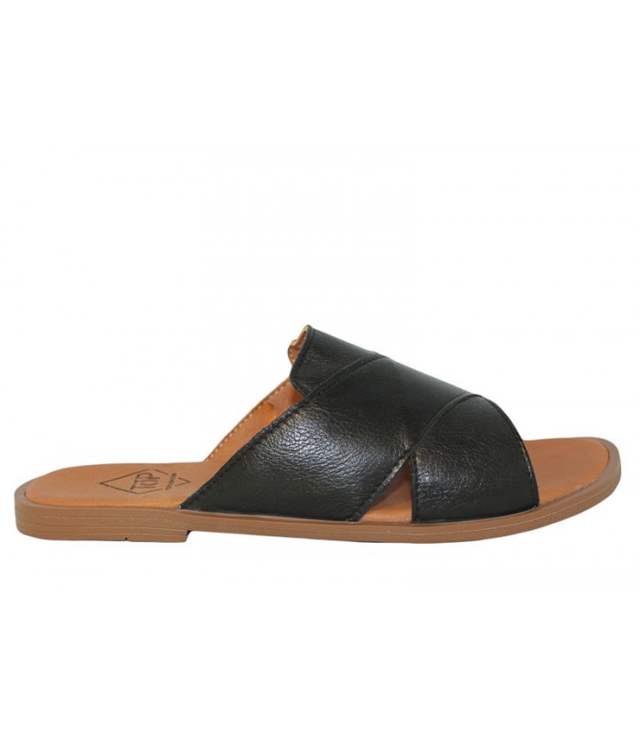 Sandalias de tiras en color negro