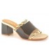 Sandalias de tacón en color negro