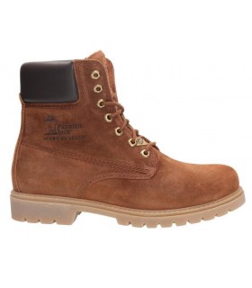 Botas de color cuero con cordones 