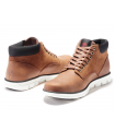Botín para hombre en nobuck cuero