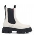 Bota con plataforma en color blanco