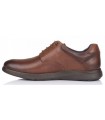 Zapato liso en piel cuero