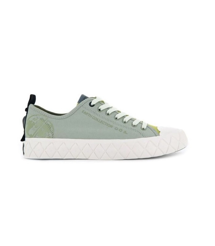 Deportivo de cordones con la suela en color blanco
