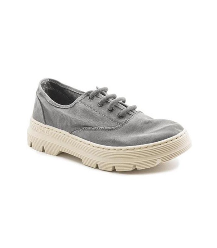Deportivos plataforma gris oscuro