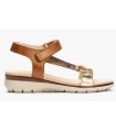 Sandalia para mujer en color cuero