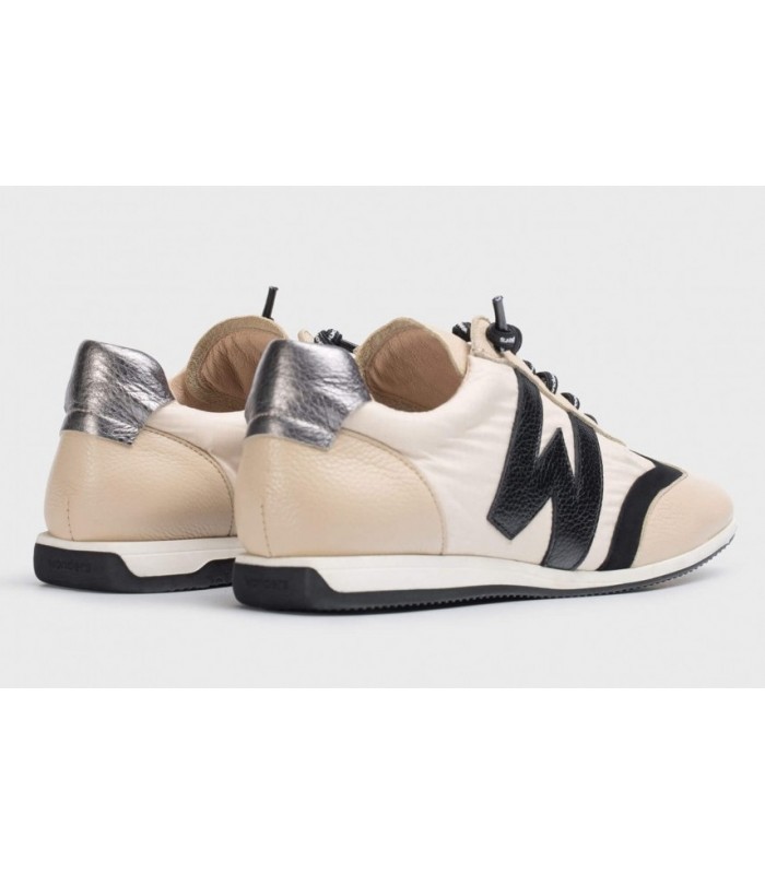 Deportivo para mujer combinado en color arena y negro