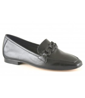 Mocasín para mujer en color negro