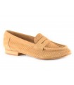 Mocasín con antifaz en color camel