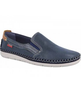 Zapato mocasín en color azul marino