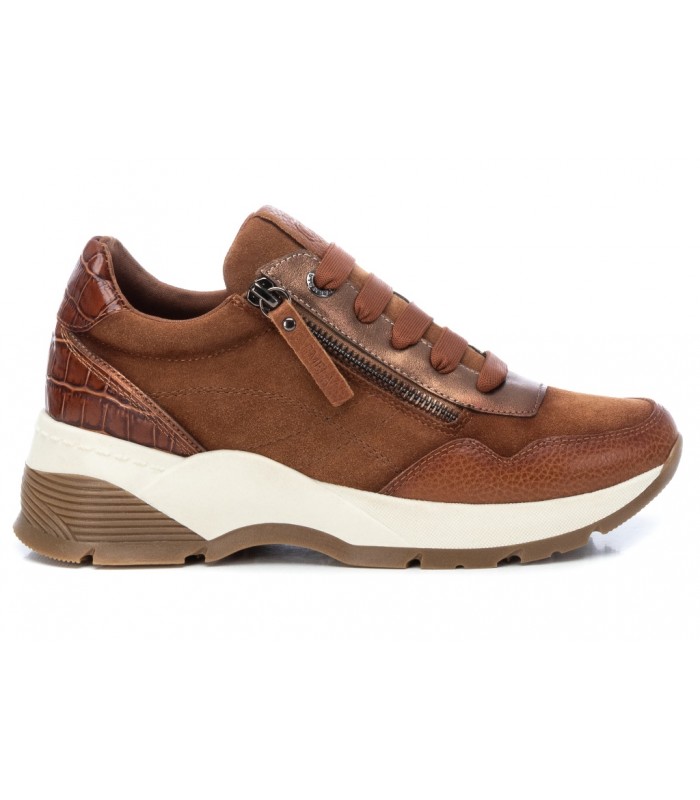 Deportivo para mujer en piel camel