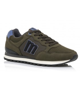 Deportivo de cordones en color caqui