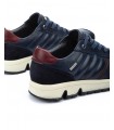 Deportivo para hombre en piel de color azul