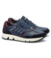 Deportivo para hombre en piel de color azul