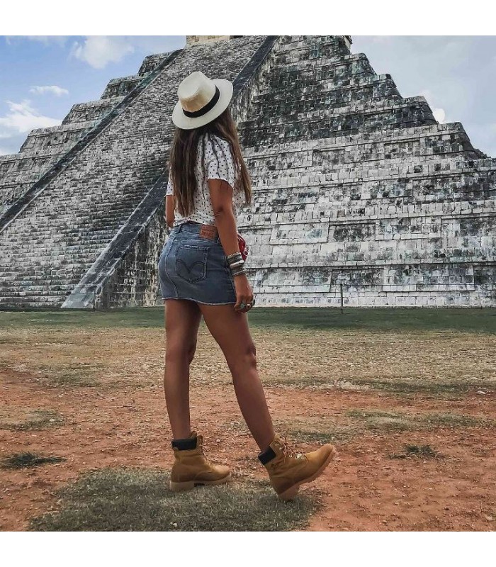Bota clásica color melocotón