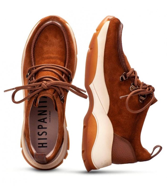 Deportivo de cordones estilo wallabee