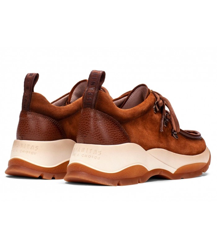 Deportivo de cordones estilo wallabee