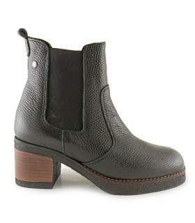 Botín chelsea para mujer en color negro