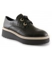 Zapato blucher en coco negro