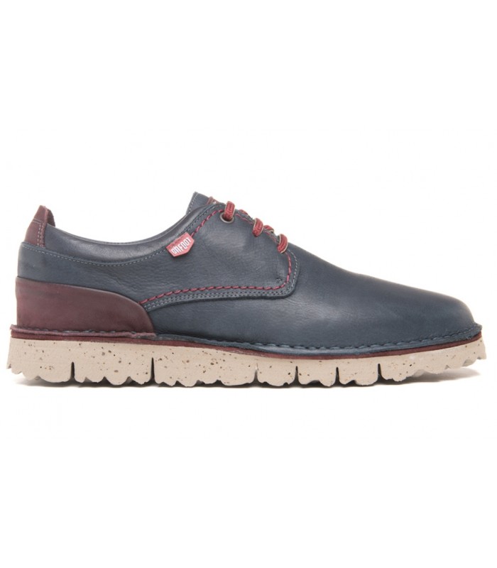 Zapatos de piel para hombre en color azul marino