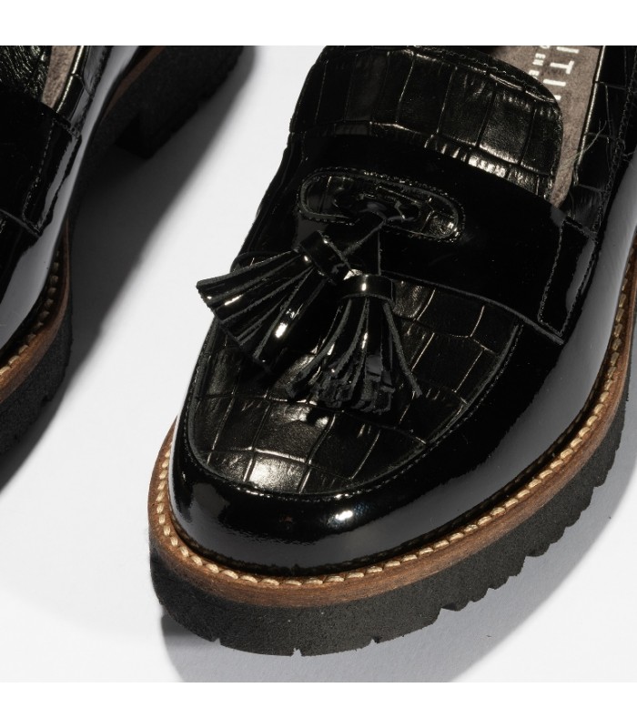 Zapatos mocasín con borlas
