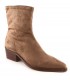 Botín de licra para mujer en color taupe