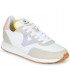 Deportivo de corte clásico en color blanco con lila 