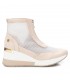 Botines deportivos beige para mujer
