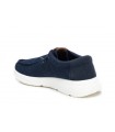 Zapatos wallaby en tejido azul para hombre