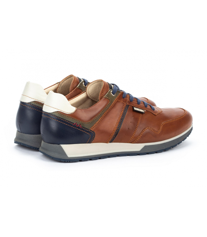 Zapatos de cordones en piel cuero
