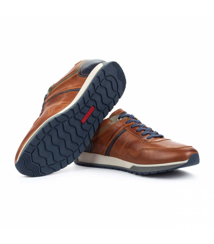 Zapatos de cordones en piel cuero