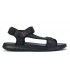 Sandalia para hombre en color negro con velcros