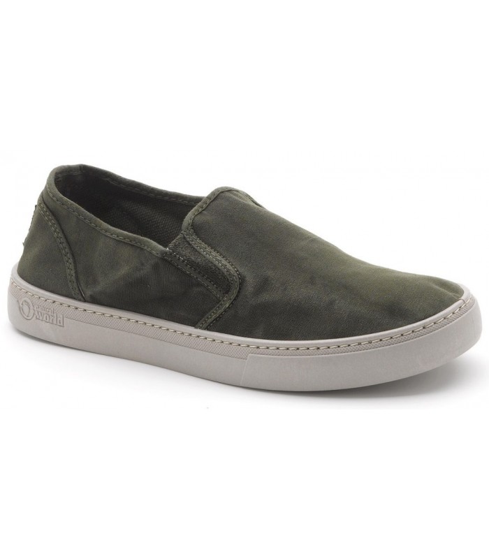 Deportivo slip-on en color kaki