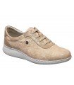 Zapato tipo deportivo color taupe