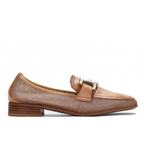 Mocasín con cadena para mujer