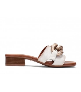 Sandalia para mujer en color blanco