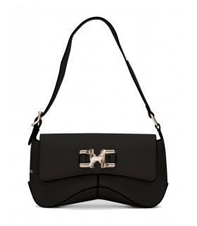 Bolso con adorno en color negro