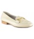 Mocasín para mujer en color vainilla