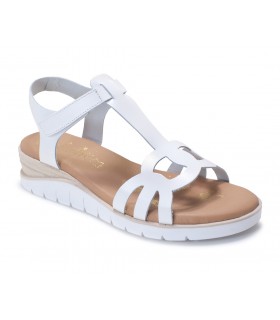 Sandalias de mujer en blanco