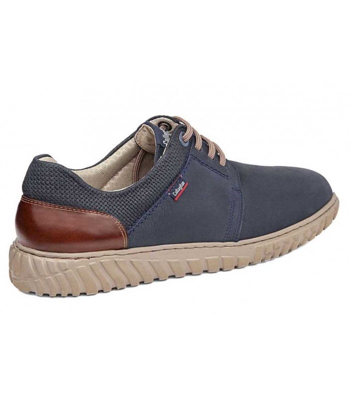 Zapatos para hombre en piel azul marino